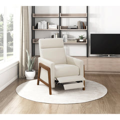 Verve Beige Push Back Reclining Chair - Ornate Home