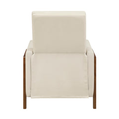 Verve Beige Push Back Reclining Chair - Ornate Home