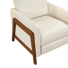 Verve Beige Push Back Reclining Chair - Ornate Home