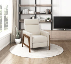 Verve Beige Push Back Reclining Chair - Ornate Home
