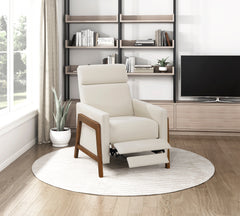 Verve Beige Push Back Reclining Chair - Ornate Home