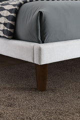 Verwood Light Gray Queen Bed - Ornate Home