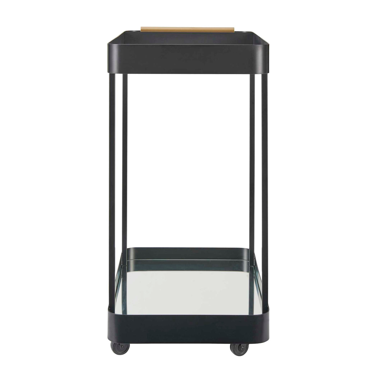 Vesper Black Iron Bar Cart - Ornate Home