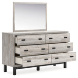 Vessalli Gray Dresser and Mirror - Ornate Home