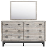 Vessalli Gray Dresser and Mirror - Ornate Home