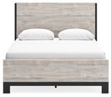 Vessalli Gray Queen Panel Bed & Nightstand - Ornate Home