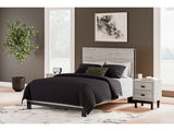 Vessalli Gray Queen Panel Bed - Ornate Home