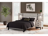 Vessalli Gray Queen Panel Bed with Extensions (Online Special Price) - Ornate Home