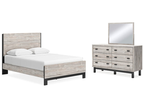 Vessalli Queen Panel Bedroom Set with Dresser and Mirror - Ornate Home