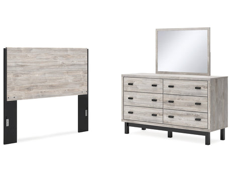 Vessalli Queen Panel Headboard, Dresser and Mirror - Ornate Home