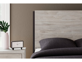 Vessalli Two-tone Queen Panel Headboard (Online Special Price) - Ornate Home