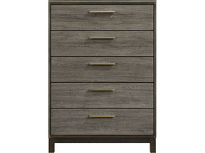 Vestavia Antique Gray/Brown Chest - Ornate Home