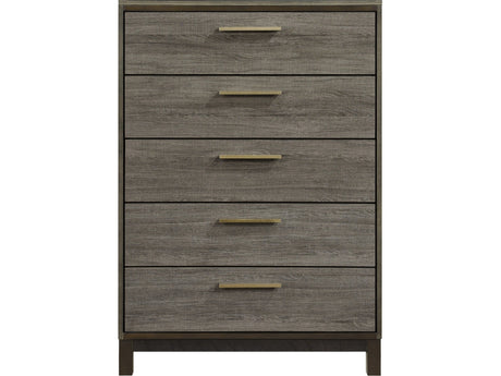 Vestavia Antique Gray/Brown Chest - Ornate Home