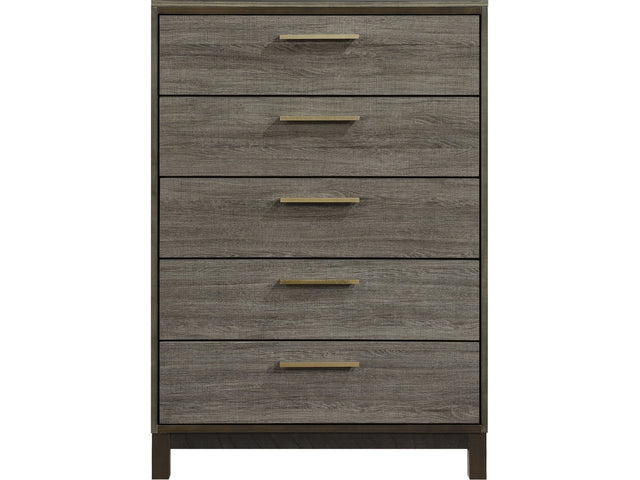 Vestavia Antique Gray/Brown Chest - Ornate Home