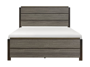 Vestavia Antique Gray/Brown Eastern King Bed - Ornate Home