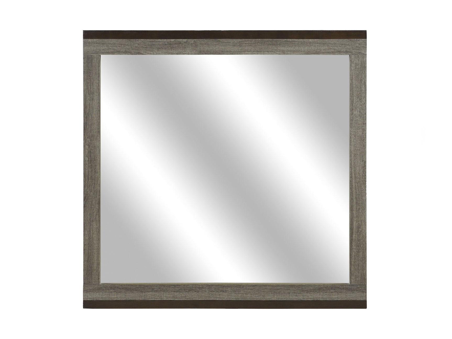 Vestavia Antique Gray/Brown Mirror - Ornate Home