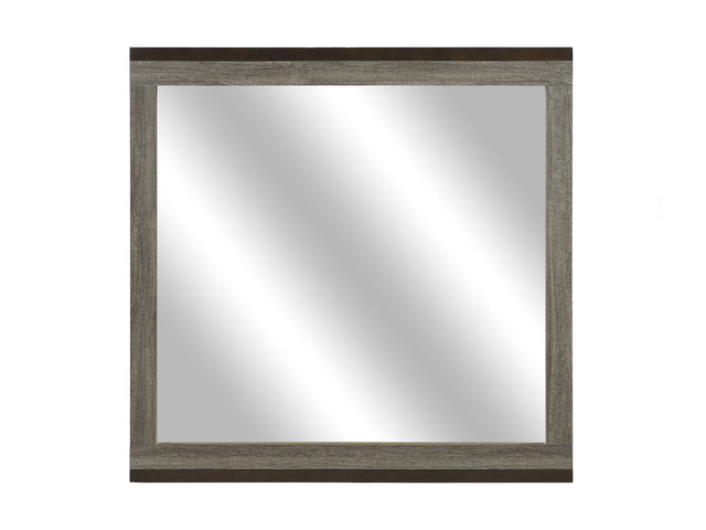 Vestavia Antique Gray/Brown Mirror - Ornate Home