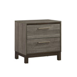 Vestavia Antique Gray/Brown Nightstand - Ornate Home