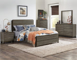 Vestavia Antique Gray/Brown Queen Bed - Ornate Home
