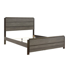 Vestavia Antique Gray/Brown Queen Bed - Ornate Home