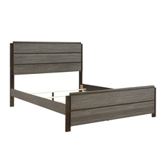 Vestavia Antique Gray/Dark Brown 4-piece Queen Bedroom Set - Ornate Home