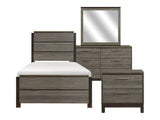 Vestavia Antique Gray/Dark Brown 4-piece Twin Bedroom Set - Ornate Home