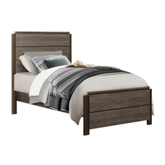 Vestavia Antique Gray/Dark Brown 4-piece Twin Bedroom Set - Ornate Home