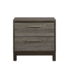 Vestavia Antique Gray/Dark Brown 5-Piece Twin Bedroom Set - Ornate Home