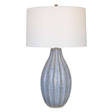 Veston Blue Glaze Table Lamp - Ornate Home