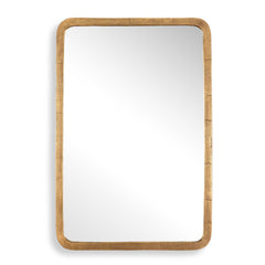 Vestry Antique Brass Mirror - Ornate Home