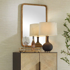 Vestry Antique Brass Mirror - Ornate Home