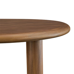 Vetra Walnut Kidney-Shaped Free Coffee Table - Ornate Home