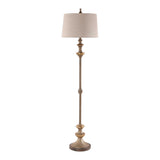 Vetralla Silver/Bronze Floor Lamp - Ornate Home