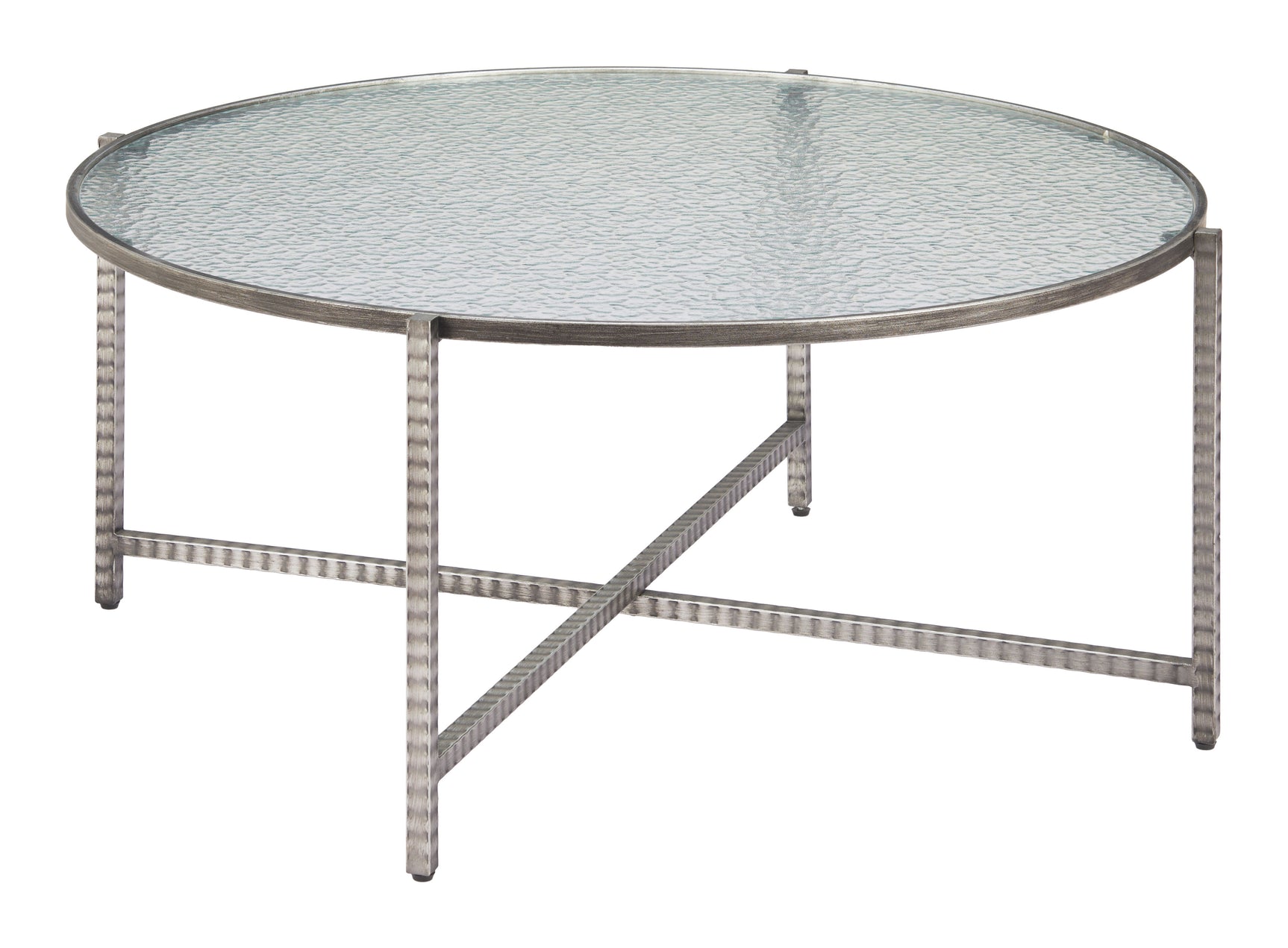 Vetro Silver Coffee Table - Ornate Home