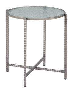 Vetro Silver Side Table - Ornate Home
