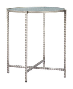 Vetro Silver Side Table - Ornate Home