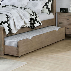 Vevey Wire-Brushed Warm Gray 4 Pc. Full Bedroom Set - Ornate Home