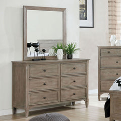 Vevey Wire-Brushed Warm Gray 4 Pc. Twin Bedroom Set - Ornate Home