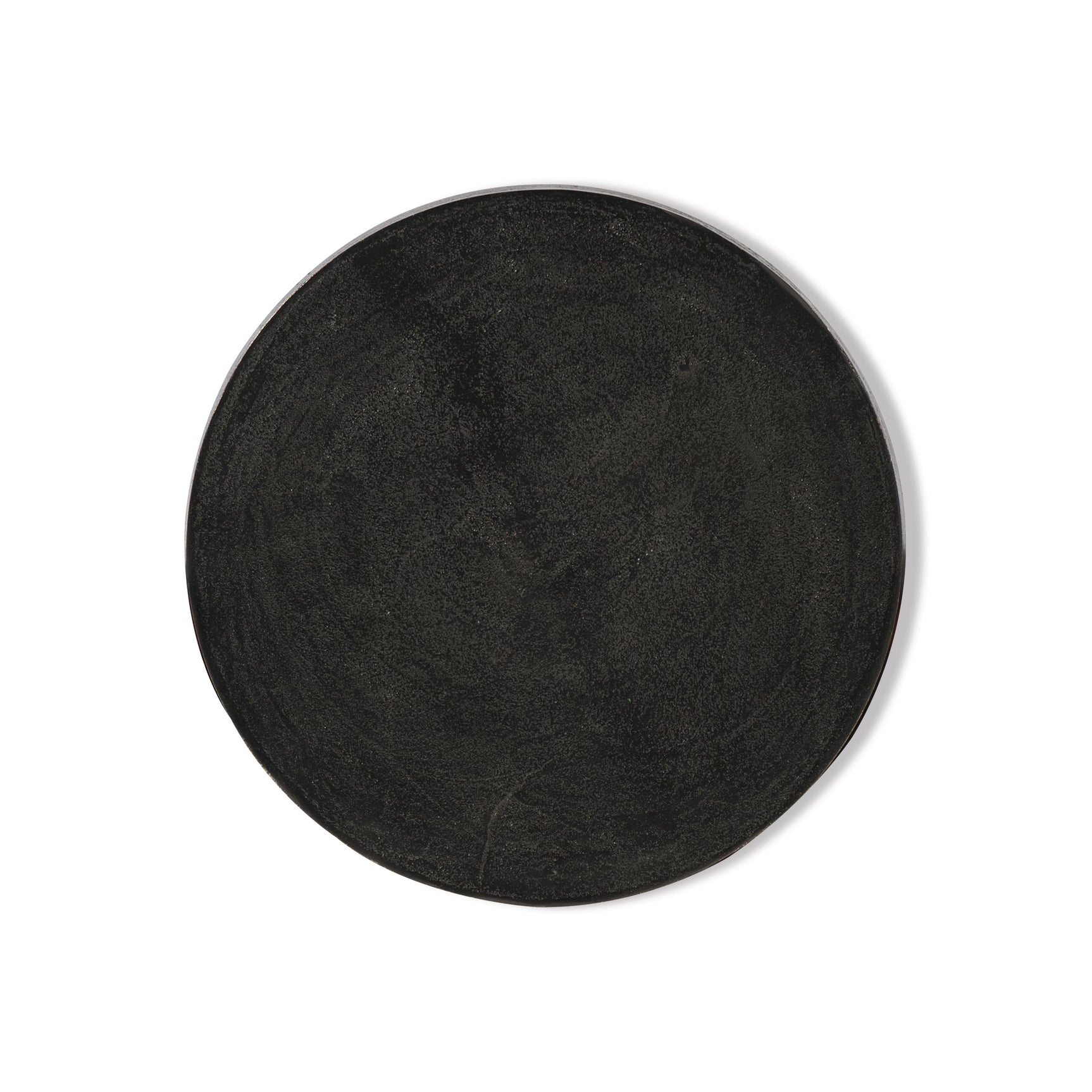 Vevo Black Nickel Accent Table - Ornate Home