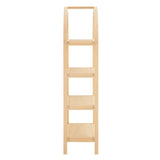 Vexley Natural 60 Inch Arched Bookshelf - Ornate Home