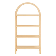 Vexley Natural 60 Inch Arched Bookshelf - Ornate Home
