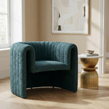 Viana Aquamarine Accent Chair - Ornate Home
