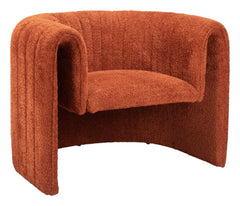 Viana Burnt Orange Accent Chair - Ornate Home