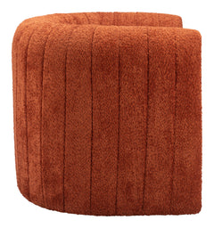 Viana Burnt Orange Accent Chair - Ornate Home