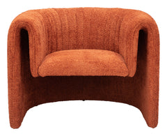 Viana Burnt Orange Accent Chair - Ornate Home