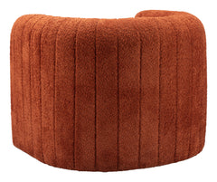 Viana Burnt Orange Accent Chair - Ornate Home