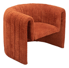 Viana Burnt Orange Accent Chair - Ornate Home