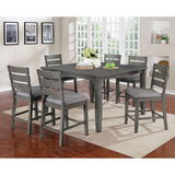 Viana Gray Counter Height Table - Ornate Home