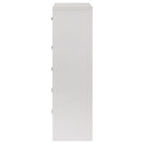 Viana White High Gloss Chest - Ornate Home