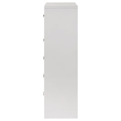 Viana White High Gloss Chest - Ornate Home